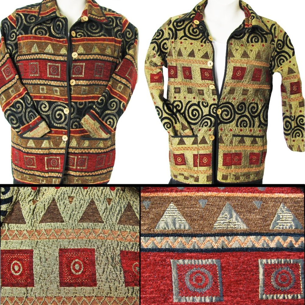 Byzantine Art Reversible L & T Elegant Jacket Sm